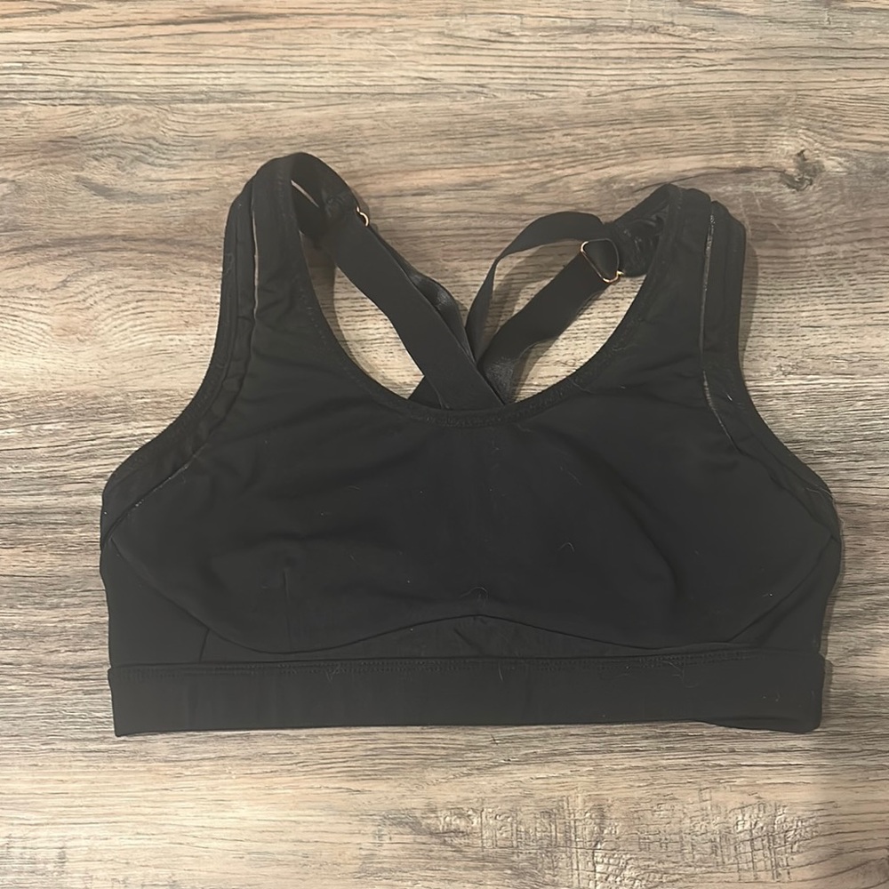Fabletics High Impact Black Sports Bra
